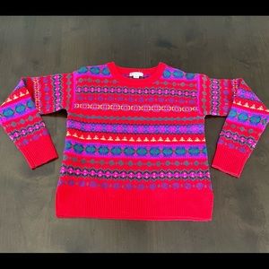 Girls size 8 wool sweater by Crewcuts